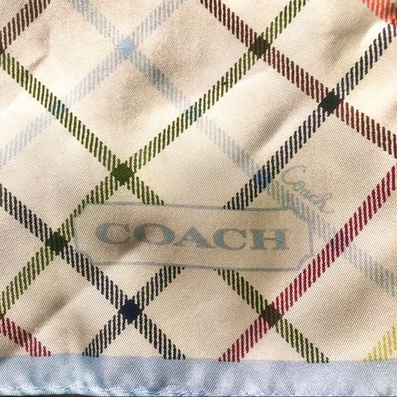 Coach Silk Scarf - Picture 3 of 3